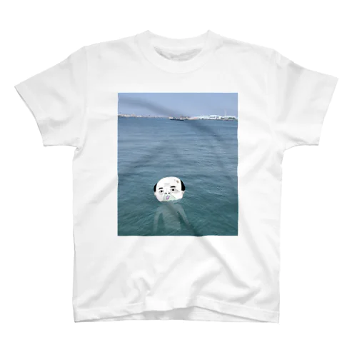 海水浴おじさん スタンダードTシャツ