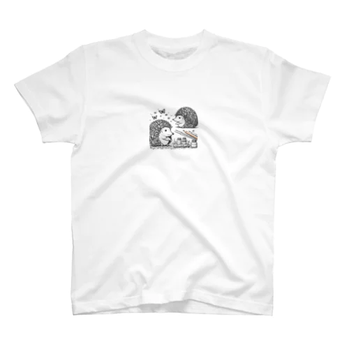 対面ハリネズミ Regular Fit T-Shirt