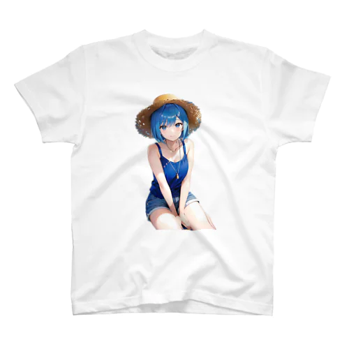 華麗なる青髪美少女 スタンダードTシャツ