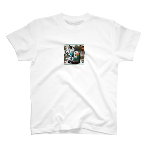 絵描き猫 Regular Fit T-Shirt