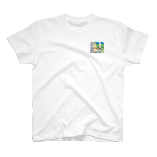 壁越しのパレット庭園 Regular Fit T-Shirt