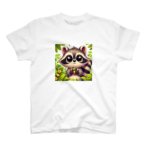 うるうるあらいぐま Regular Fit T-Shirt
