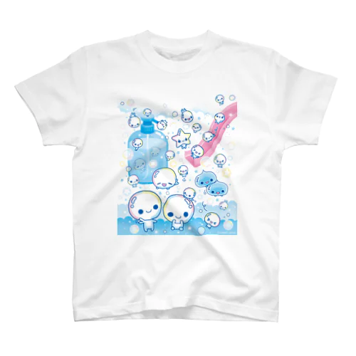 ぷくぷくあわわちゃん/すべり台 スタンダードTシャツ