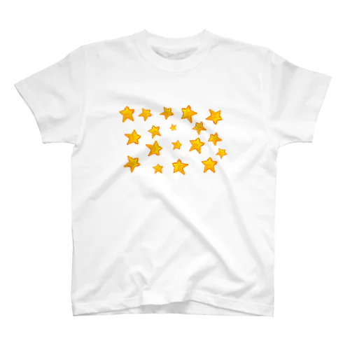 黄色いスターの絵（ランダム） Regular Fit T-Shirt