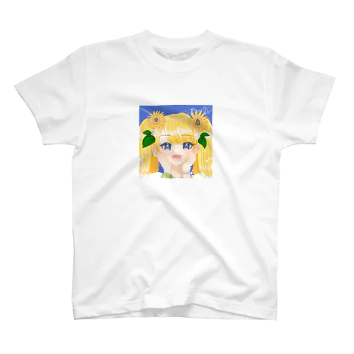 ひまわりみたいな女の子 Regular Fit T-Shirt