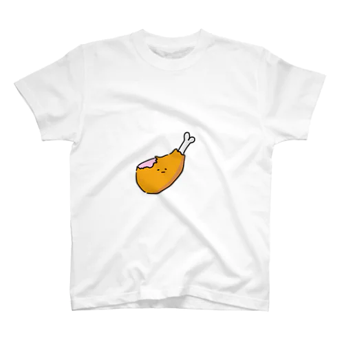 皮だけ食べられたチキン スタンダードTシャツ