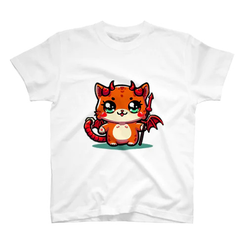 ♪悪魔でかわいい猫の子♪ スタンダードTシャツ