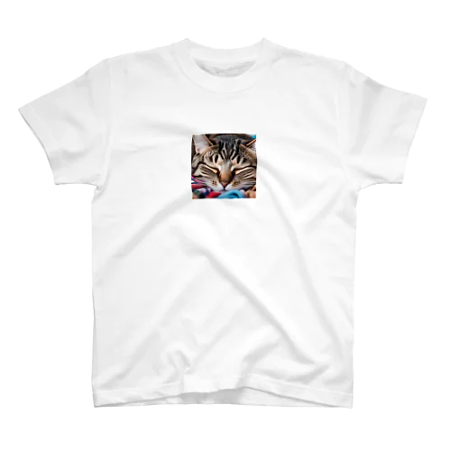 寝ている猫 スタンダードTシャツ