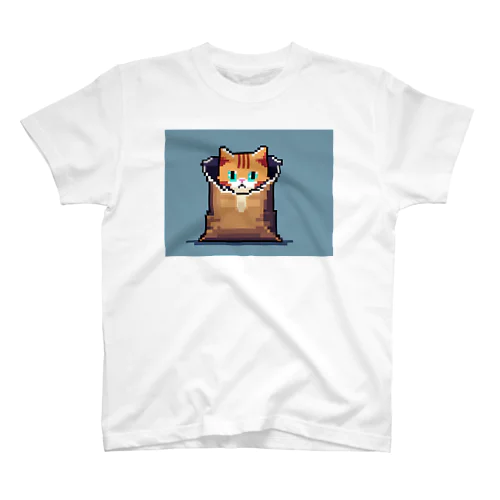 ドット絵の猫 スタンダードTシャツ