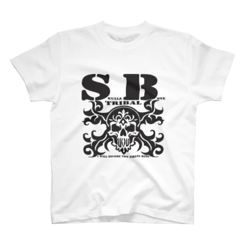 SKULL&BONE TRIBAL BLK スタンダードTシャツ