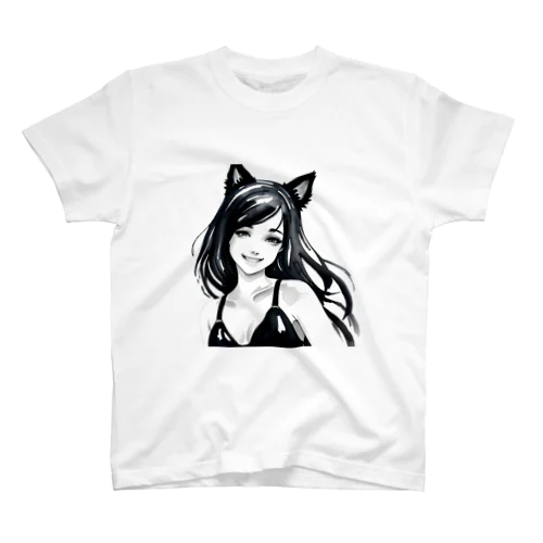 猫ガール Regular Fit T-Shirt