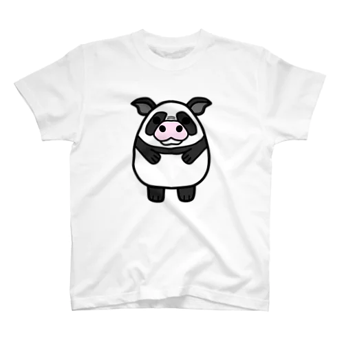 mixAnimal（ミックスアニマル）パンダ×ブタ スタンダードTシャツ