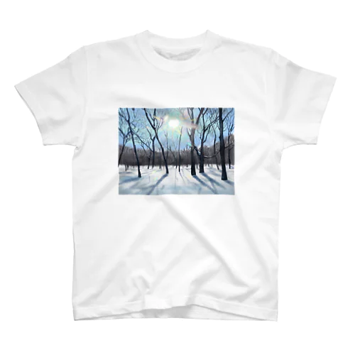 冬の雑木林 Regular Fit T-Shirt