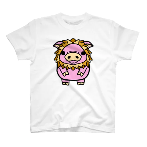 mixAnimal（ミックスアニマル）ぶた×ライオン スタンダードTシャツ