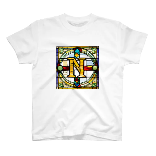 stained glass N Regular Fit T-Shirt