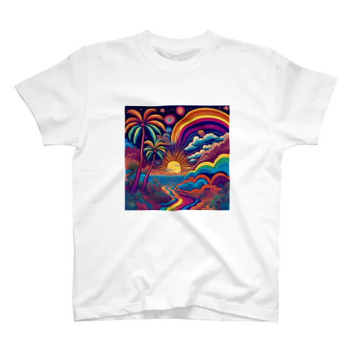 カラフルな海のパラダイス Regular Fit T-Shirt