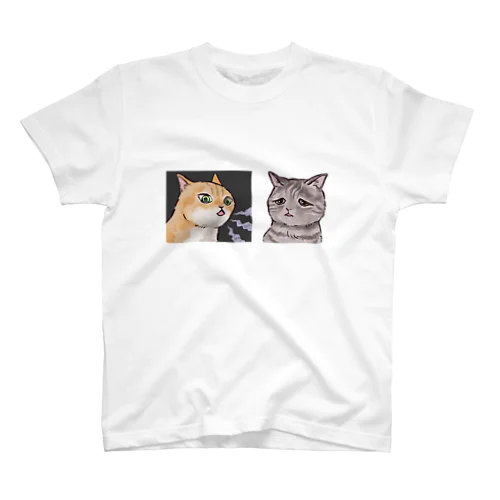 叱られ 猫ミーム Regular Fit T-Shirt