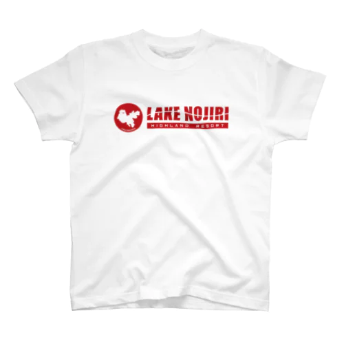 LAKE NOJIRI Tシャツ（赤ロゴ） Regular Fit T-Shirt