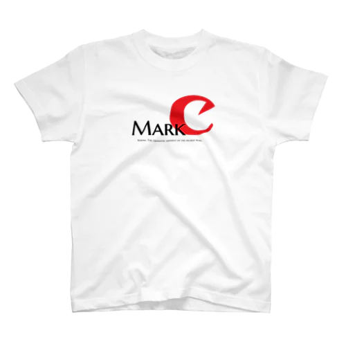 Mark C LOGO WHITE SLOGAN スタンダードTシャツ