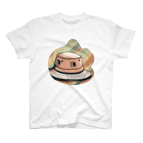 【アート】レトロかわいいバケットハット💗 Regular Fit T-Shirt