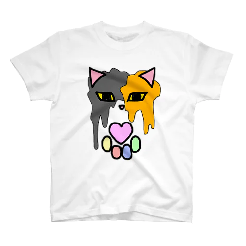 とろけた猫 スタンダードTシャツ