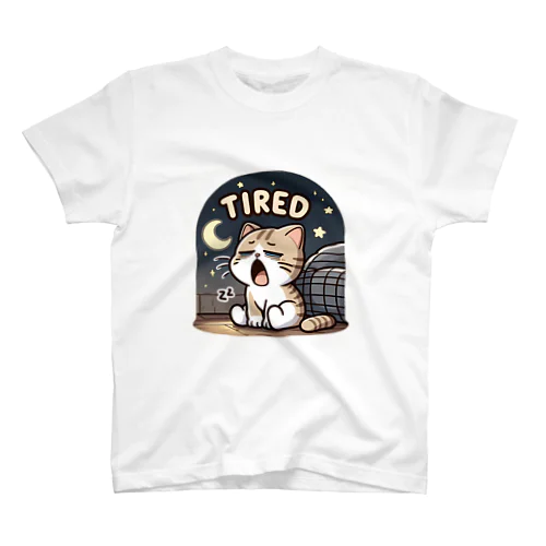 Tired cat7 Regular Fit T-Shirt