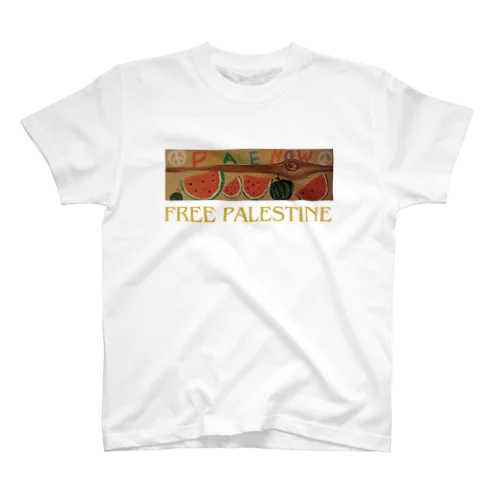 Free Palestine スタンダードTシャツ