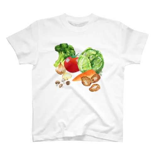 野菜不足リマインド スタンダードTシャツ