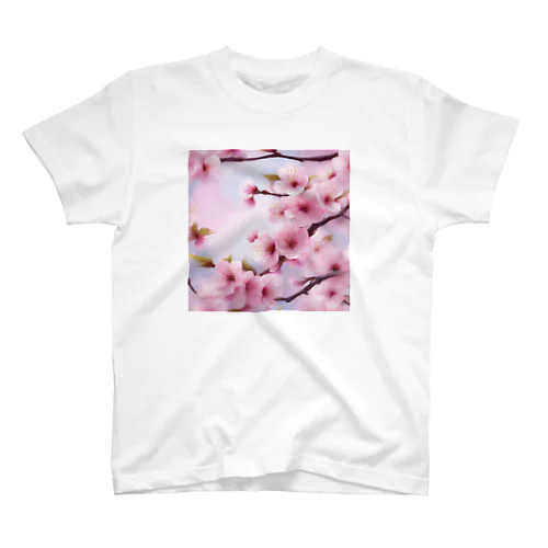 桜色の幸せなひととき Regular Fit T-Shirt