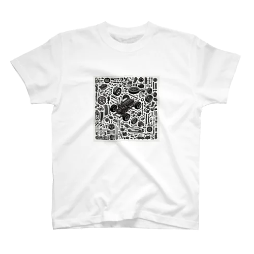 車部品 Regular Fit T-Shirt