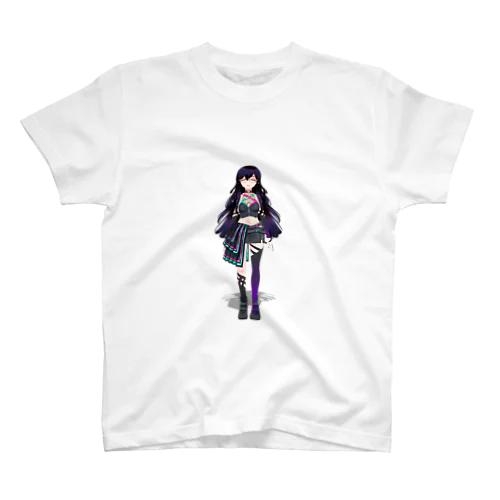 黒色リコ スタンダードTシャツ