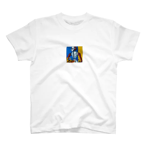 チェスをする男 Regular Fit T-Shirt