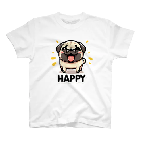 【ぱぐのすけ】シリーズ（Happyバージョン） スタンダードTシャツ