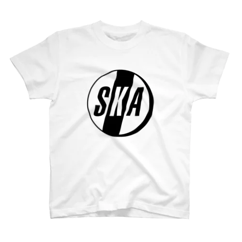 NEW WAVE SKA/Black Print Regular Fit T-Shirt