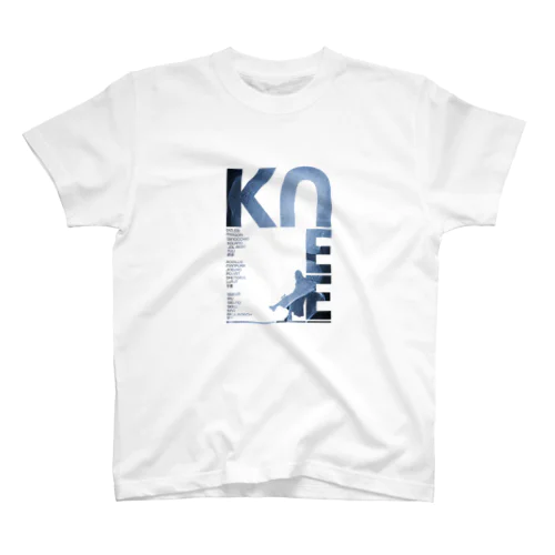 KNEEシャツ（ひざレントゲンver） Regular Fit T-Shirt