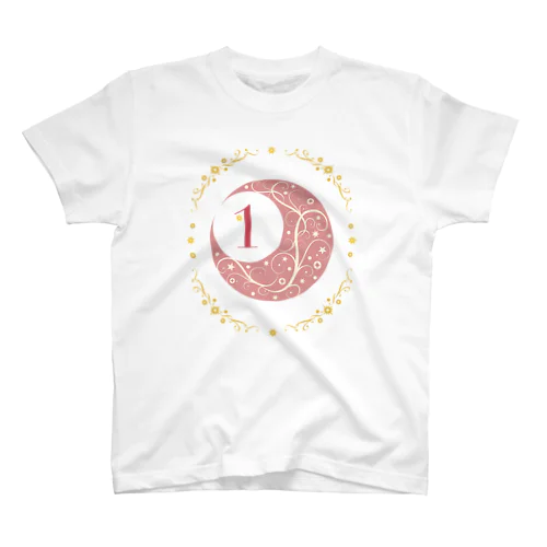 Birth color moon／1月 スタンダードTシャツ