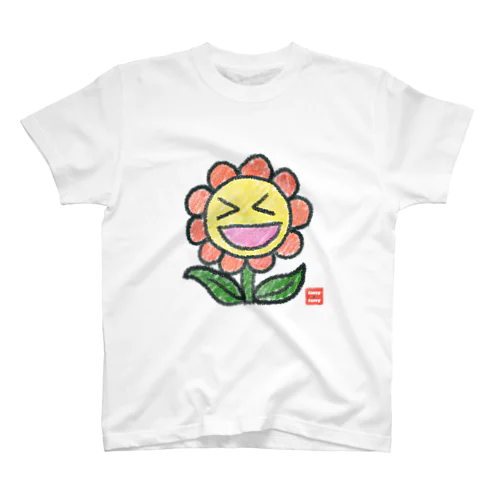  JamyJamyStudio「お花」 Regular Fit T-Shirt