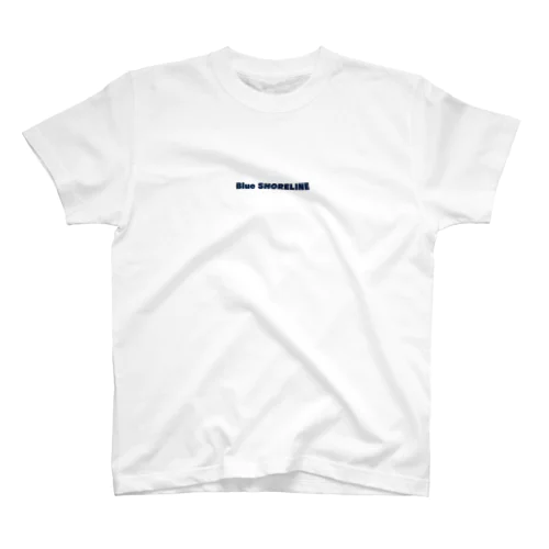 Blue SHORELINE スタンダードTシャツ