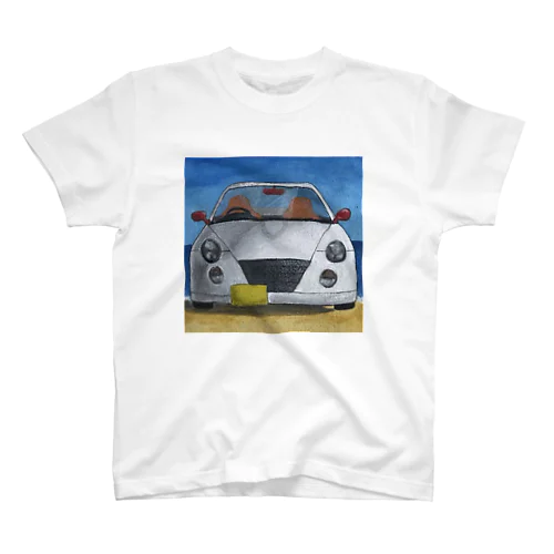 海とオープンカー スタンダードTシャツ