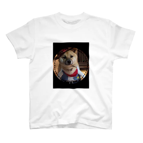 柴犬COOUo･ｪ･oU Regular Fit T-Shirt