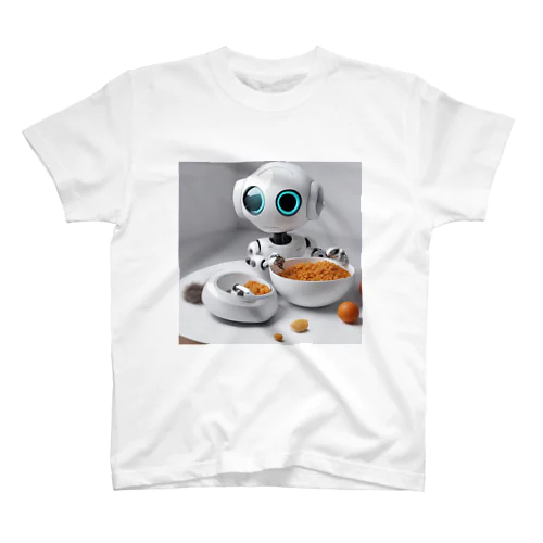 ごはん食べてるロボ スタンダードTシャツ