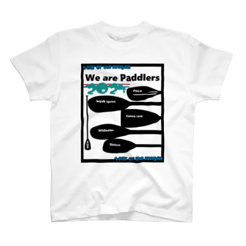 2024We are paddlers スタンダードTシャツ