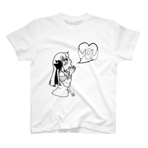 女の子と会話を楽しむグッズ スタンダードTシャツ