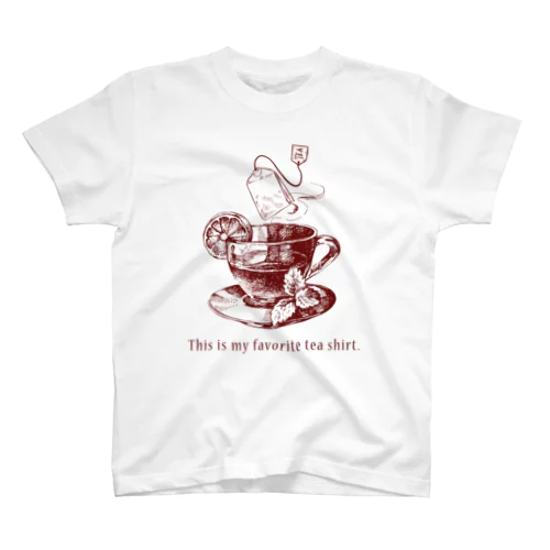 お茶シャツ紅茶バージョン スタンダードTシャツ