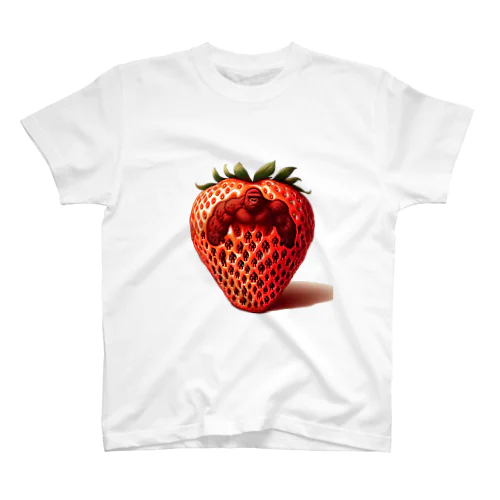 The Mighty Gorilla Strawberry  Regular Fit T-Shirt