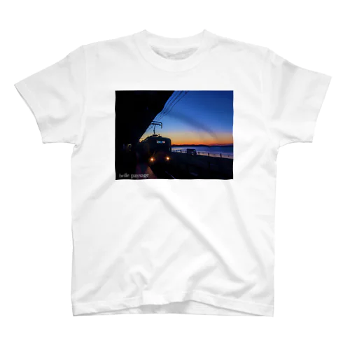 belle paysage 鎌高の朝日 スタンダードTシャツ