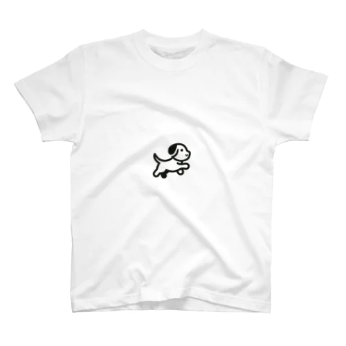 クール黒ワンちゃん Regular Fit T-Shirt