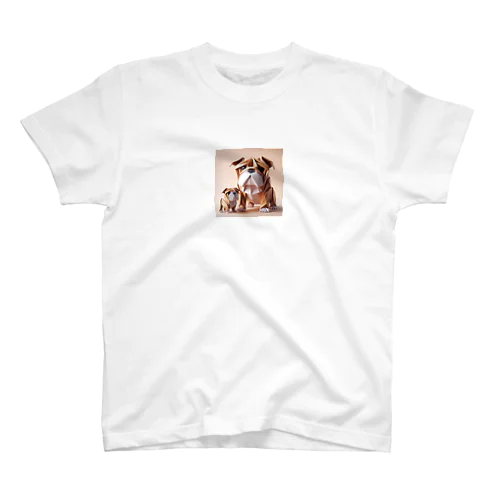 ブルドッグの親子☆ Regular Fit T-Shirt