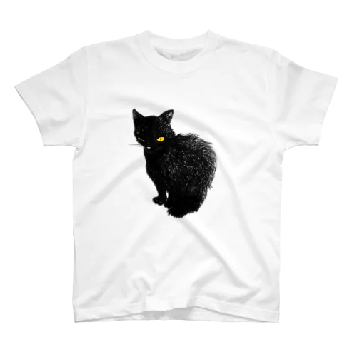 黒猫 スタンダードTシャツ