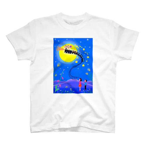 アートとメルヘンと創作の森　ノスタルジック絵画　秋野あかね作「秋のメルヘン」 Regular Fit T-Shirt